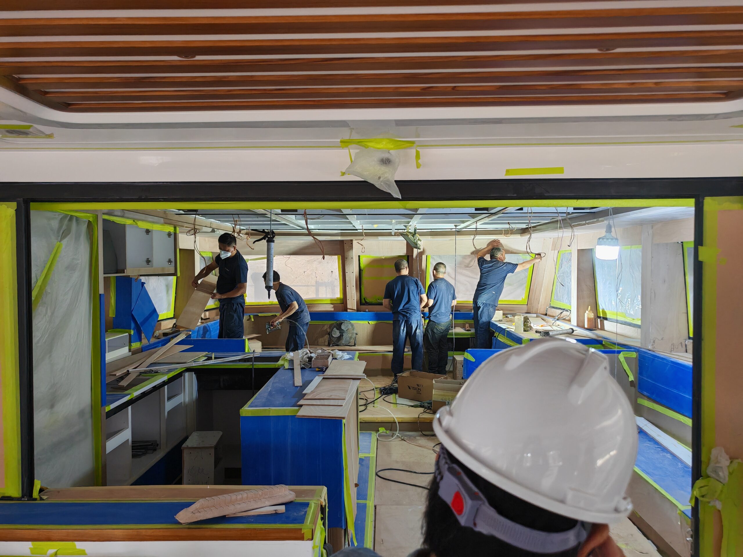 VOY coordinates Hong Kong yacht repair in Zhuhai