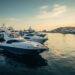 Premium marina and yacht maintenance planning scene