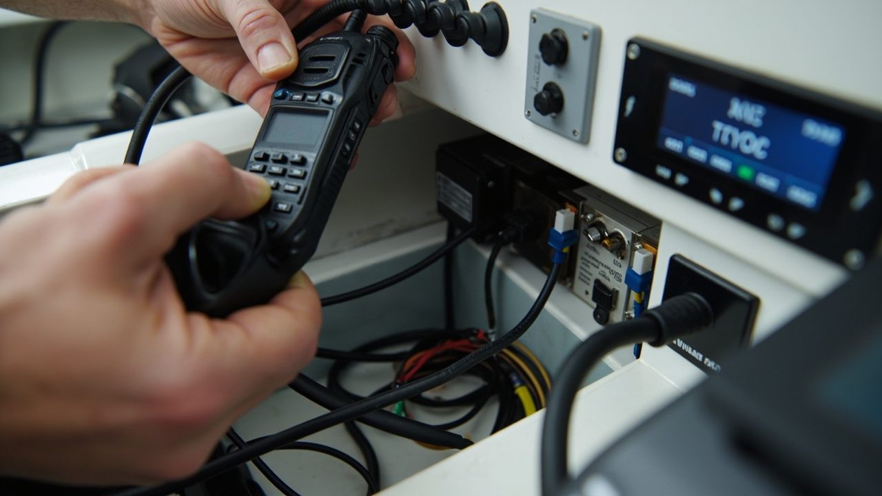 VHF 及 AIS 設備選購安裝示意圖
