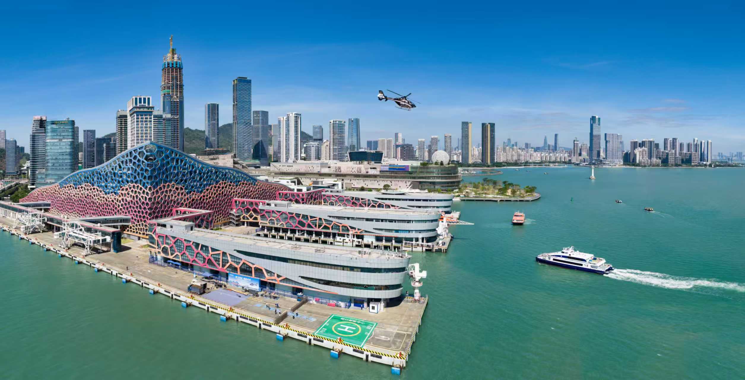 蛇口郵輪母港外觀