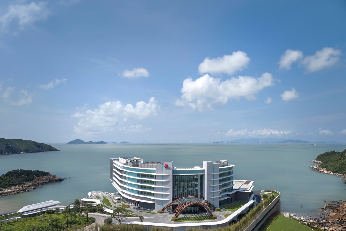 東澳島萬豪度假酒店及周邊海灣