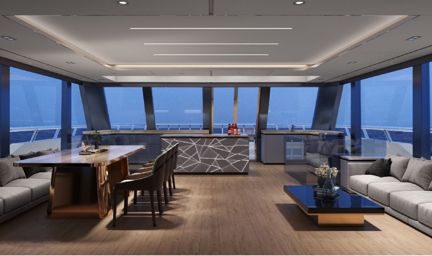 Main saloon design